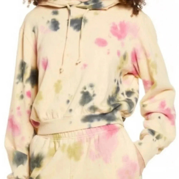 AFRM Tie Dye Hooded Sweatshirt - Picture 1 of 4